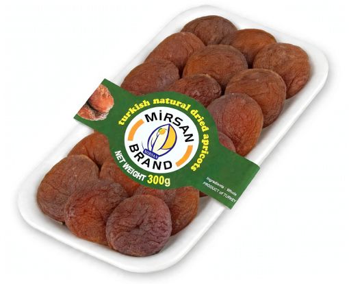 250g Foam Tray doypack natural dried apricot