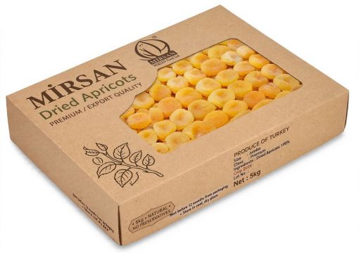 Dried Apricot 5kg Carton Box