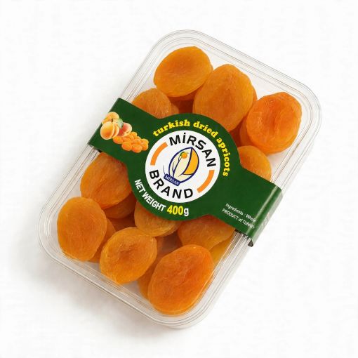 250g PET tub sulphured dried apricots Malatya exporter