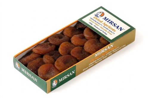200g Cartonette sun dried apricots naturel gün kurusu kayısı Malatya Türkiye